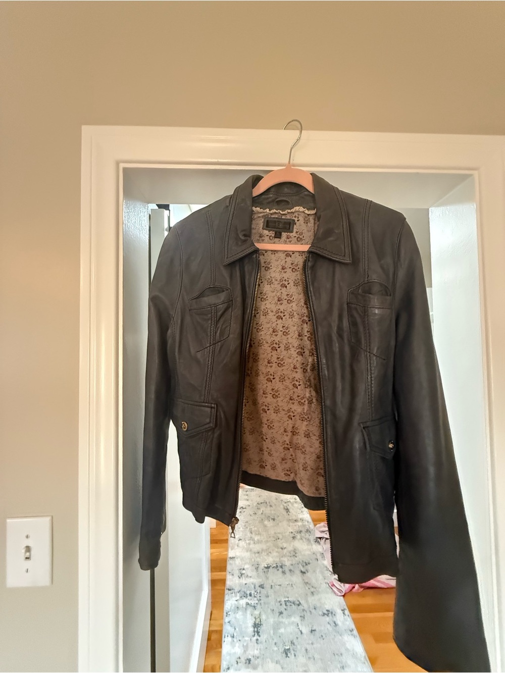 Leather Jacket - Classic Zip Front